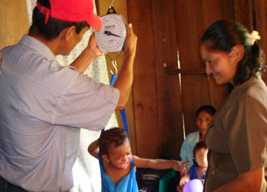 Imagen de intervenci�n en 2007 en El Salvador