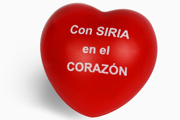 Coraz�n solidario Siria Refugiados ONG CESAL