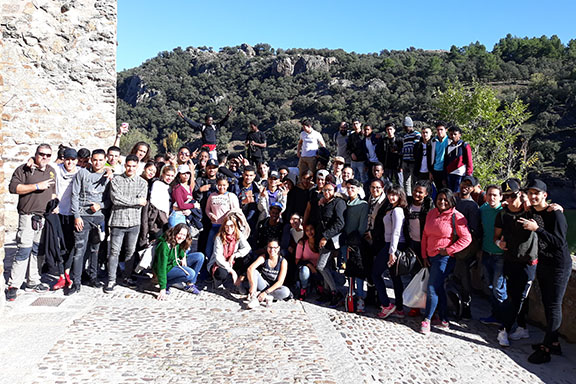 Excursi�n de los alumnos de CESAL en Buitrago de Lozoya