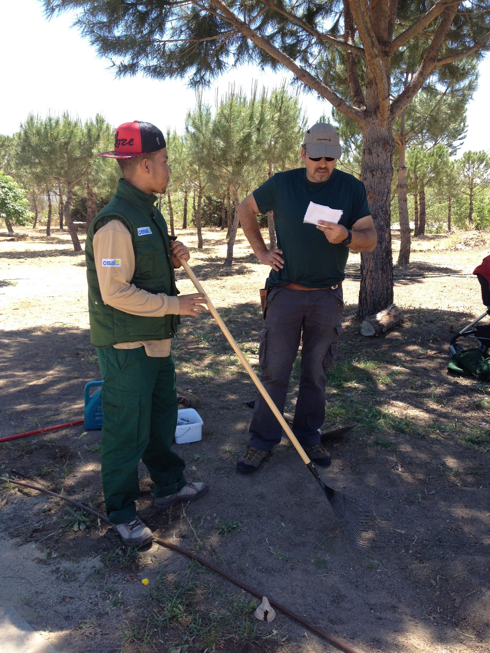 Pedro Moraleda, profesor de Jardiner�a de la Plaza de los Oficios de CESAL y el Colegio Internacional J.H Neman Madrid