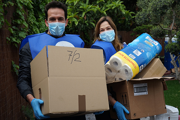 Reparto de alimentos Coronavirus