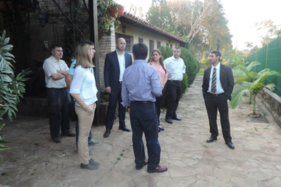 Visita Ministro justicia CESAL Paraguay