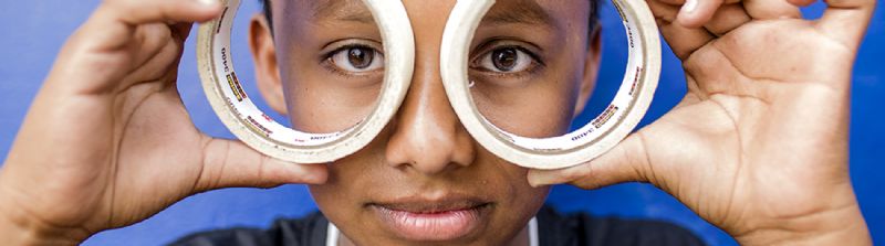 Joven en primer plano de su rostro