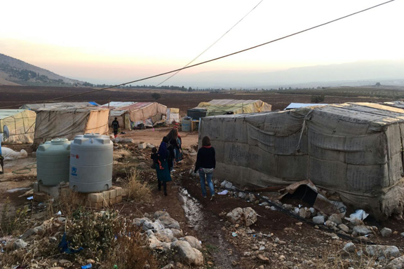 Tiendas refugiados L�bano