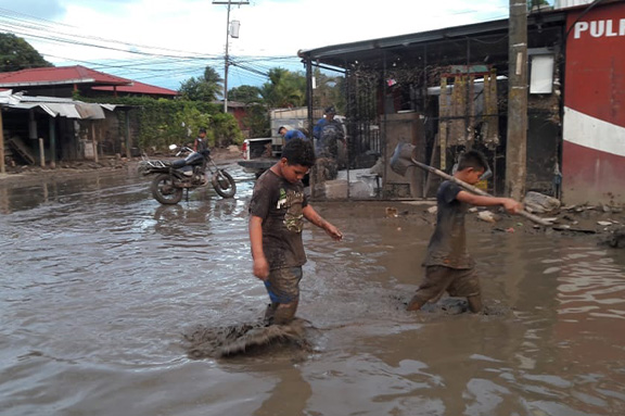 zonas inundadas por los huracanes
