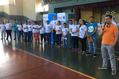 fotograf�a de un grupo de personas que son capacitadores de familias