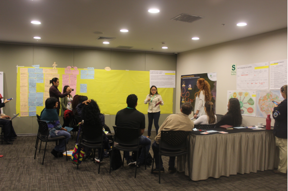 Im�genes de nuestro trabajo el d�a del Seminario