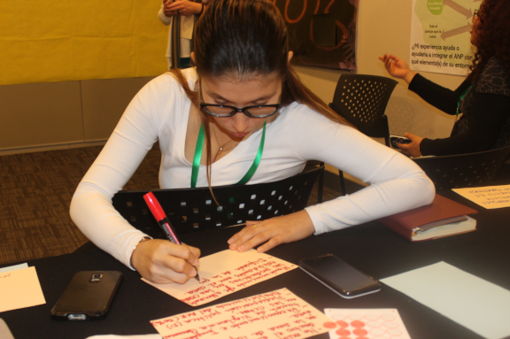 Im�genes de nuestro trabajo el d�a del Seminario